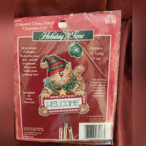 Christmas Kitty Wind Chime Craft Kit